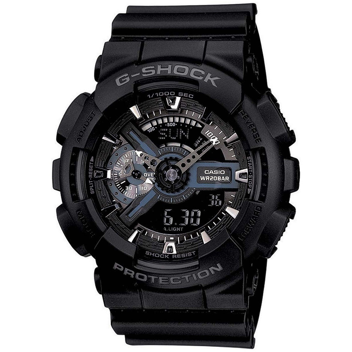 Casio Men's GA-110-1BCR G-Shock Analog-Digital Black Resin Watch