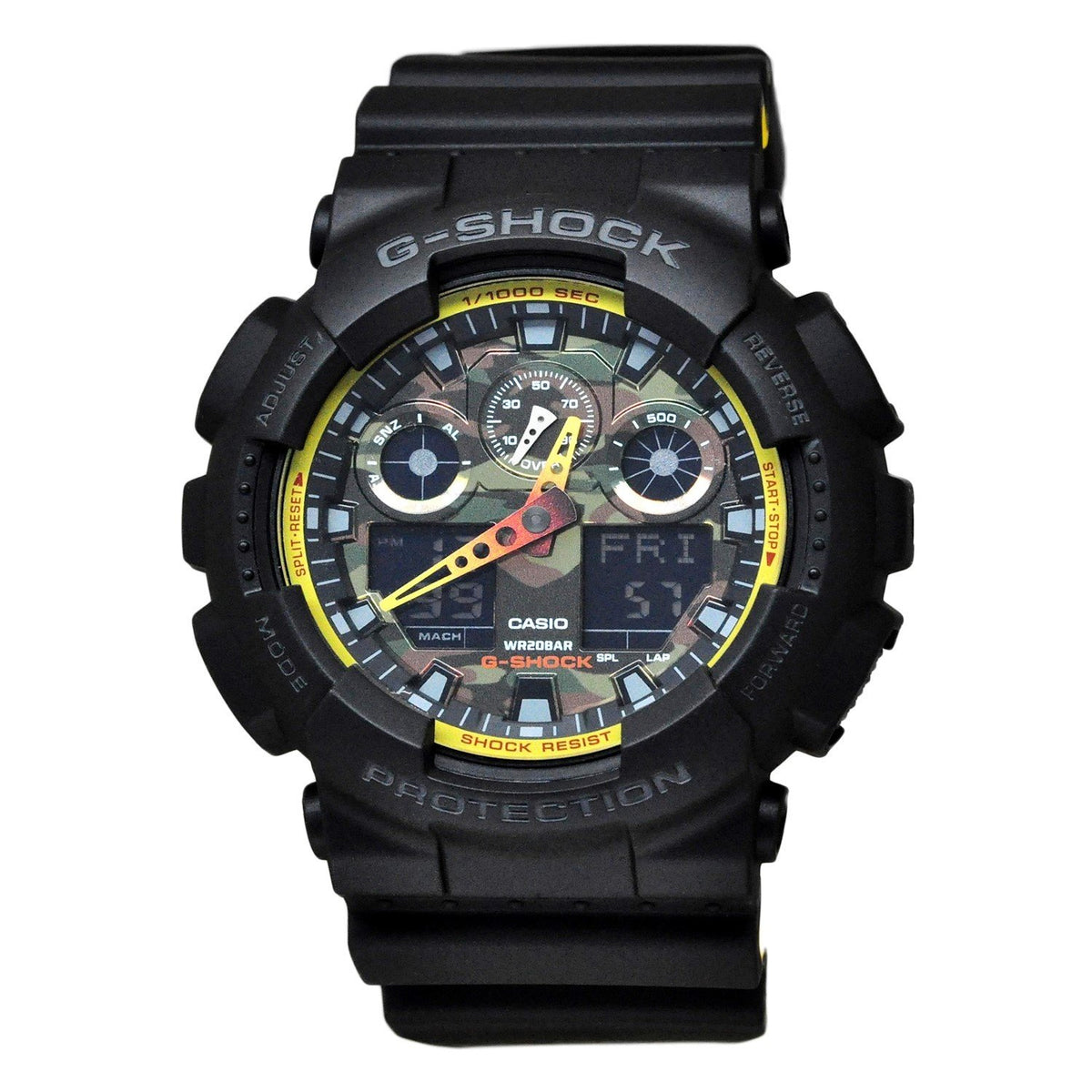 Casio Men's GA100BY-1A G-Shock Black Resin Watch