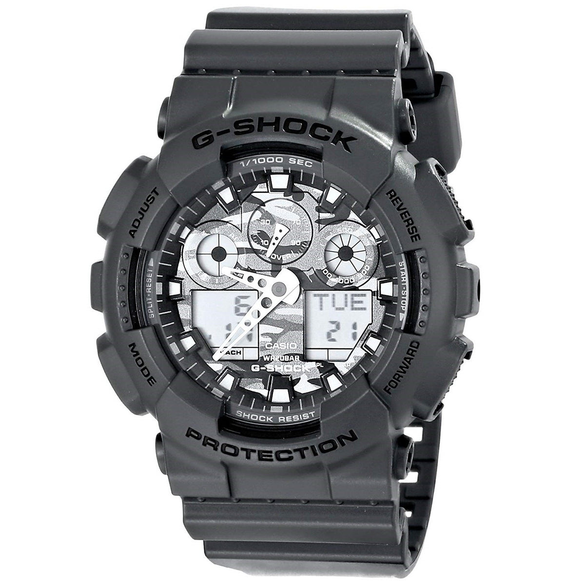 Casio Unisex GA100CF-8A G-Shock Grey Resin Watch
