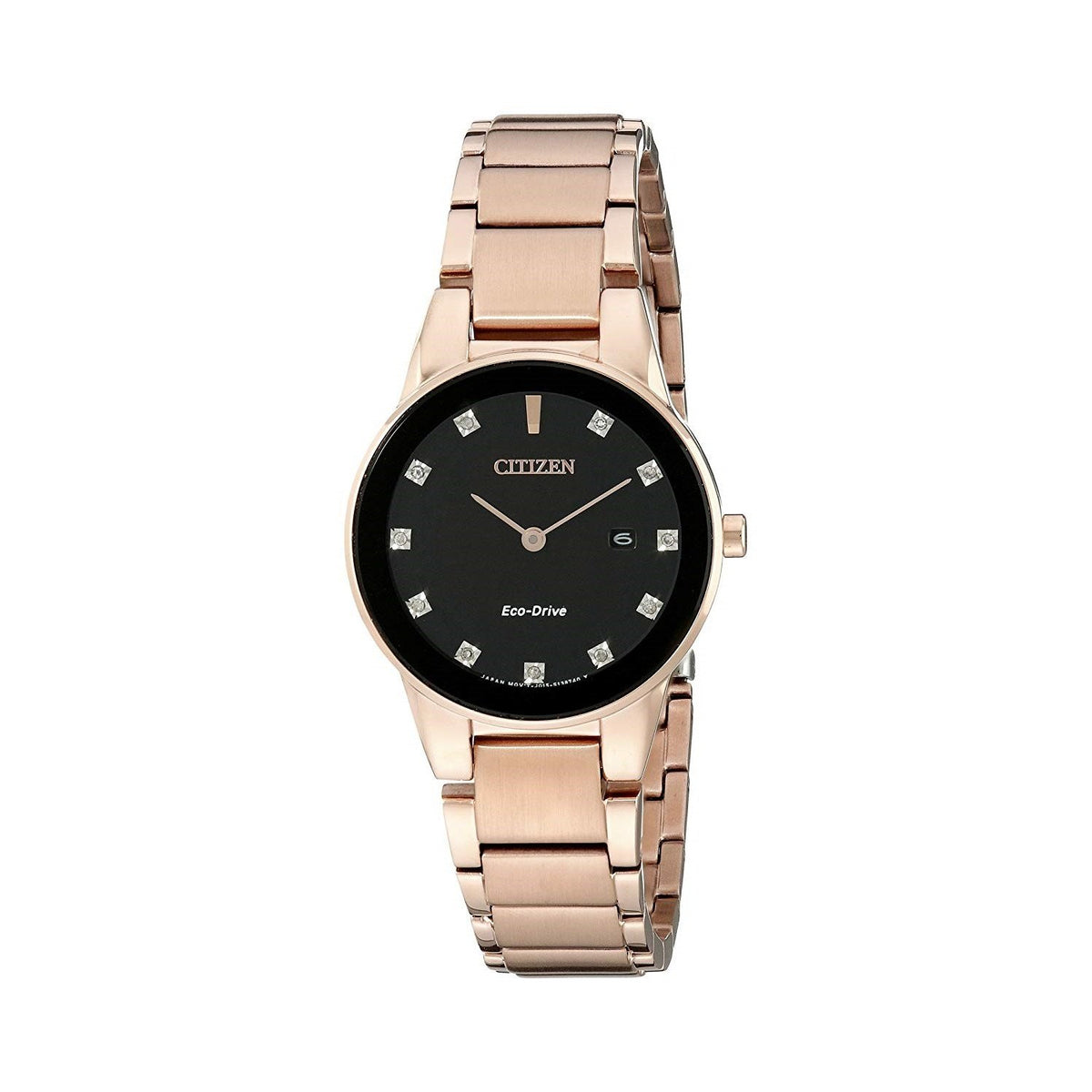 Citizen Women&#39;s GA1058-59Q Axiom Rose Gold-Tone Stainless Steel Watch
