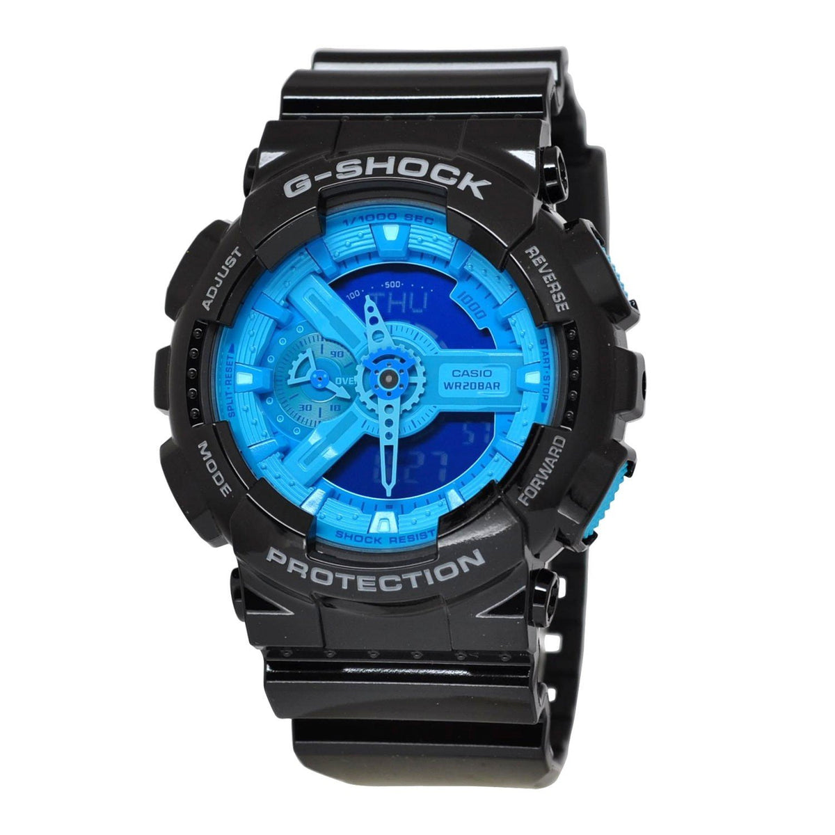 Casio Men's GA110B-1A2 G-Shock Chronograph Black Resin Watch