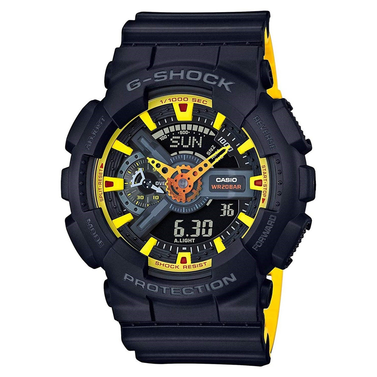 Casio Men's GA110BY-1A G-Shock Analog-Digital Black Resin Watch