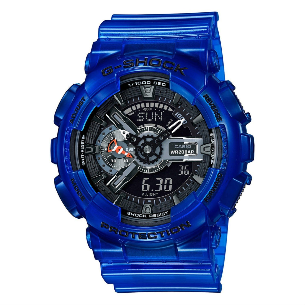 Casio Men's GA110CR-2A G-Shock Blue Resin Watch