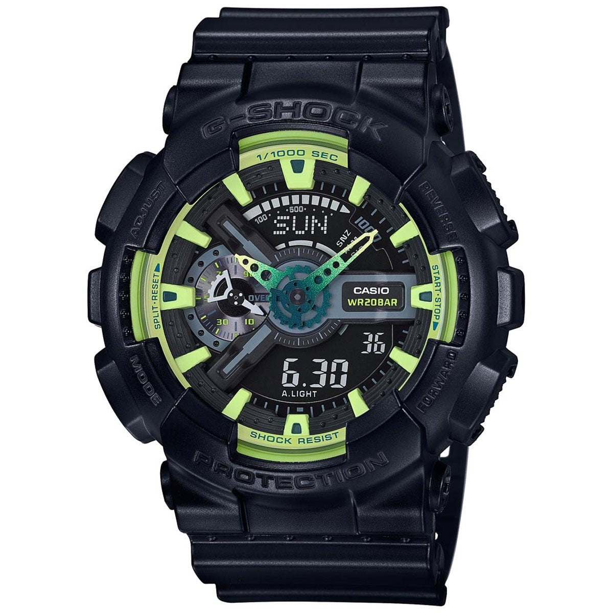 Casio Men&#39;s GA110LY-1A G-Shock Analog-Digital Black Resin Watch