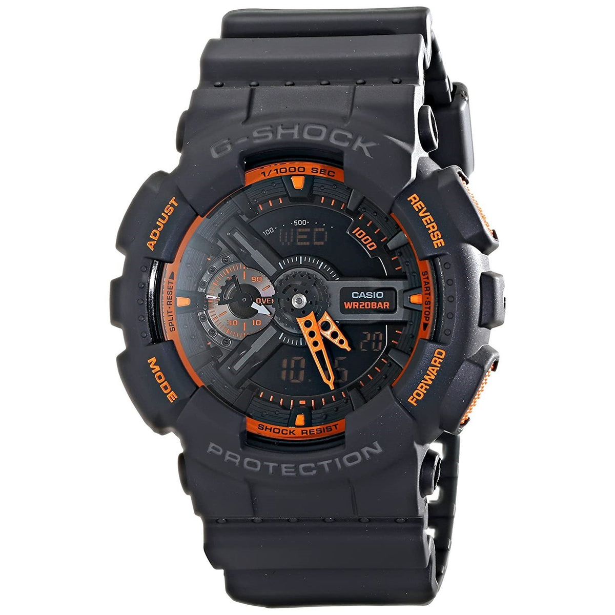 Casio Men's GA110TS-1A4 G-Shock Analog-Digital Black Resin Watch