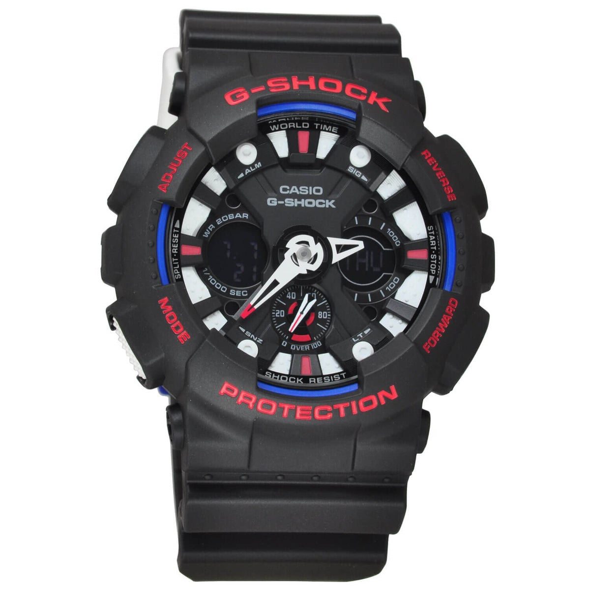 Casio Men's GA120TR-1A G-Shock Chronograph Black Resin Watch