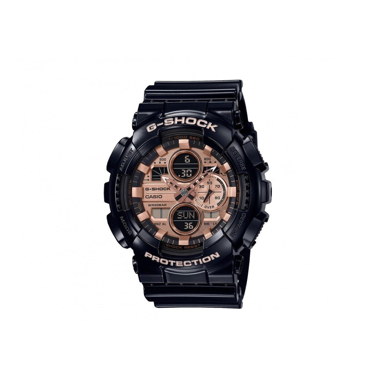 Casio Men&#39;s GA140GB-1A2 G-Shock Black Resin Watch