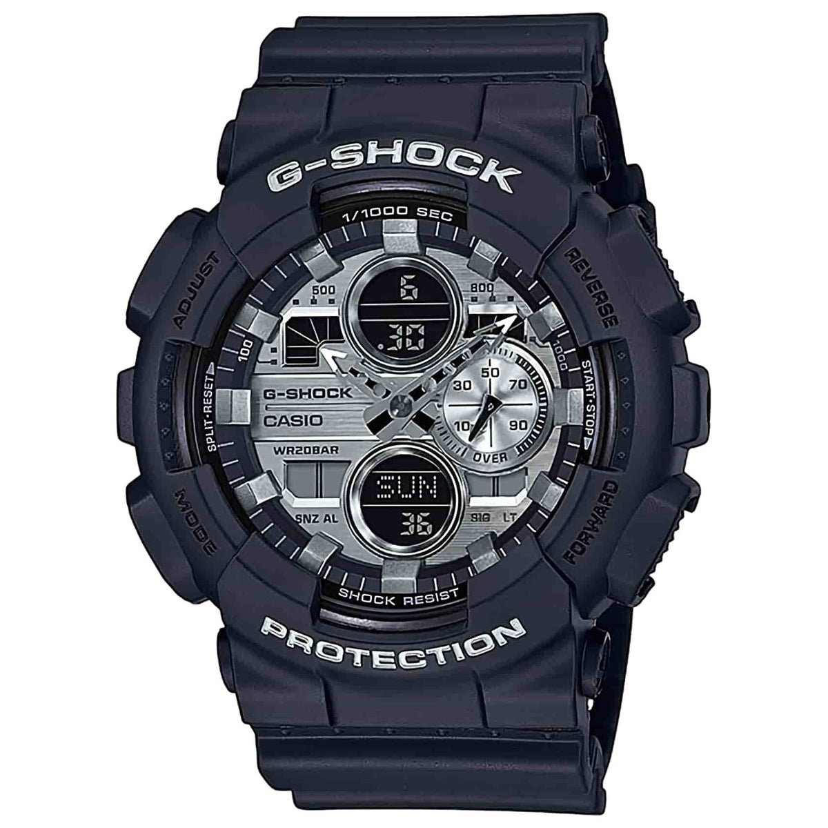 Casio Men&#39;s GA140GM-1A1 G-Shock Black Resin Watch