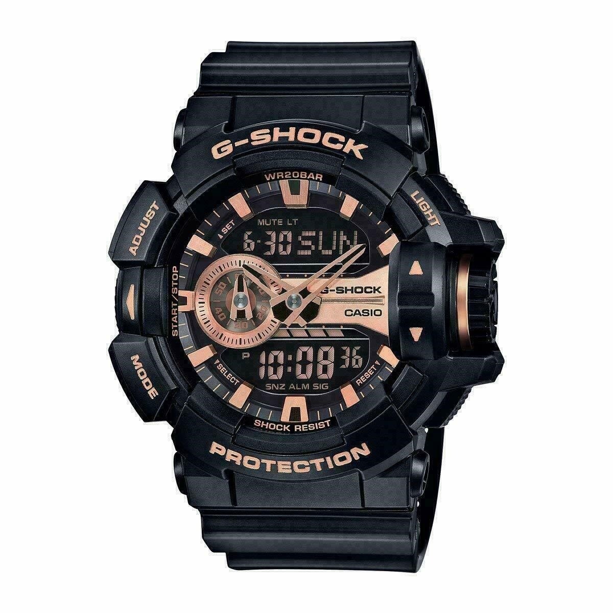 Casio Men&#39;s GA400GB-1A4 G-Shock Analog-Digital Black Resin Watch