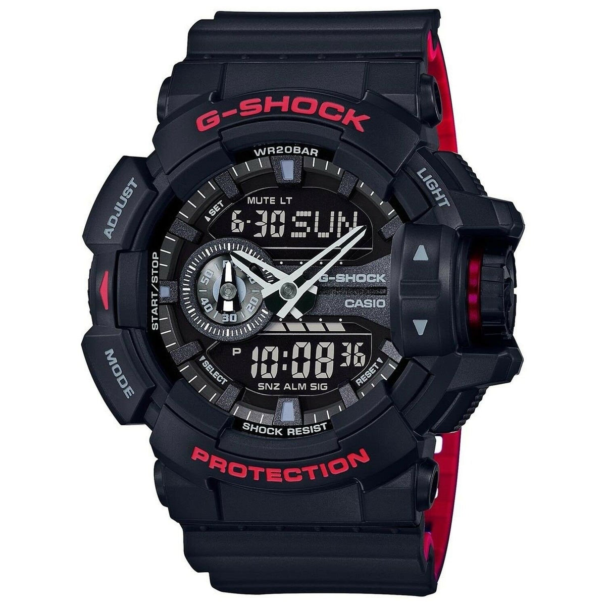 Casio Men&#39;s GA400HR-1A G-Shock Analog-Digital Black Resin Watch