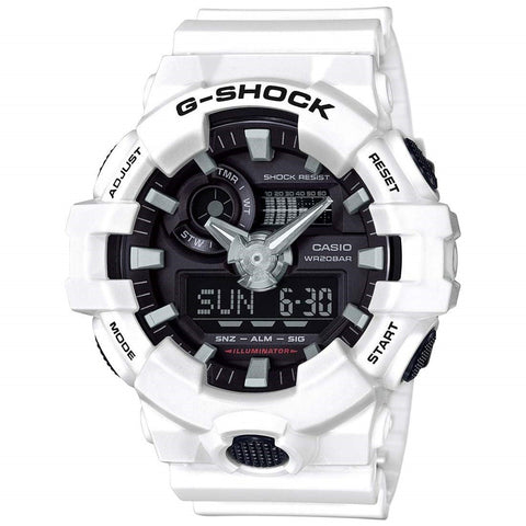 Casio Men's GA700-7A G-Shock White Resin Watch