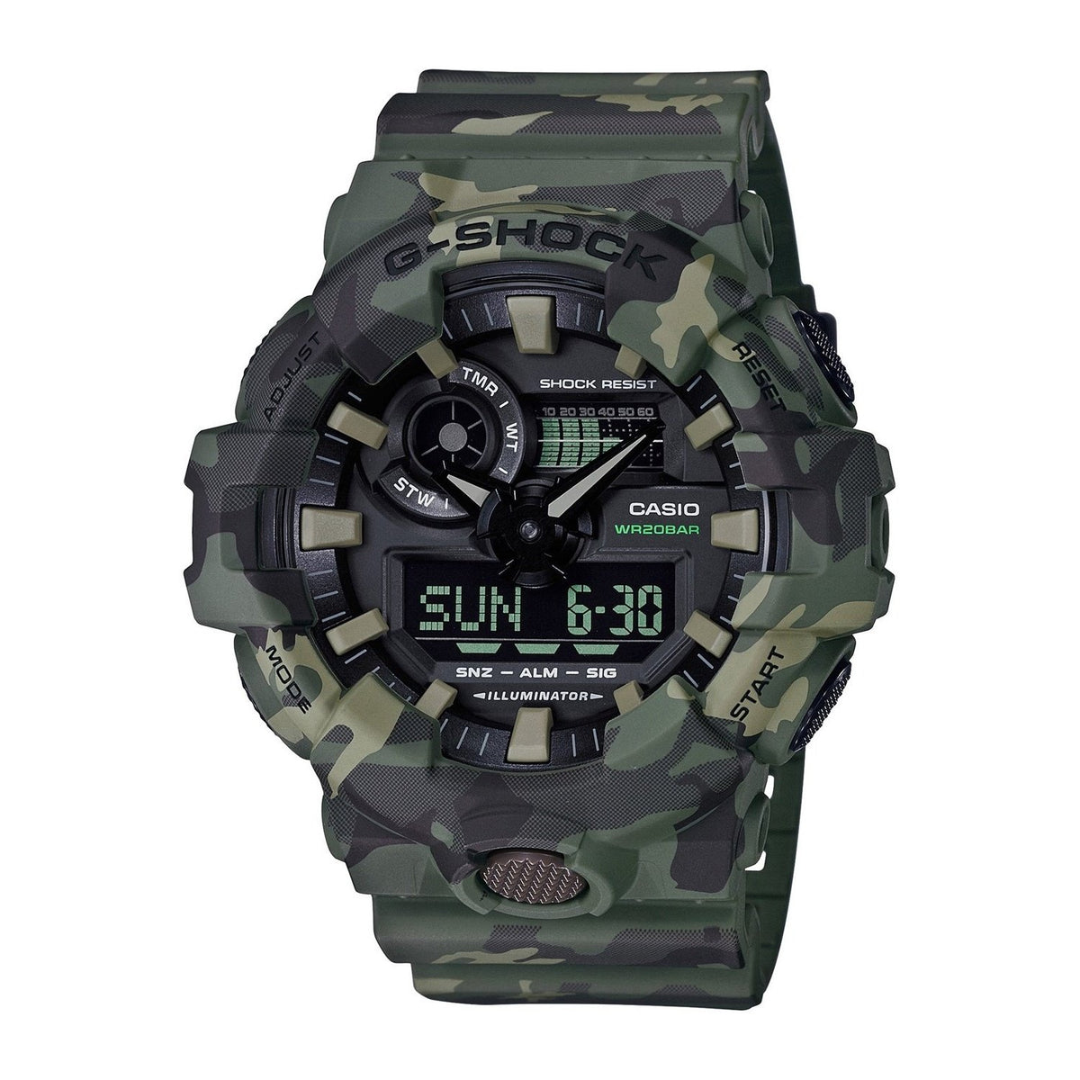 Casio Men's GA700CM-3A G-Shock Camouflage Resin Watch