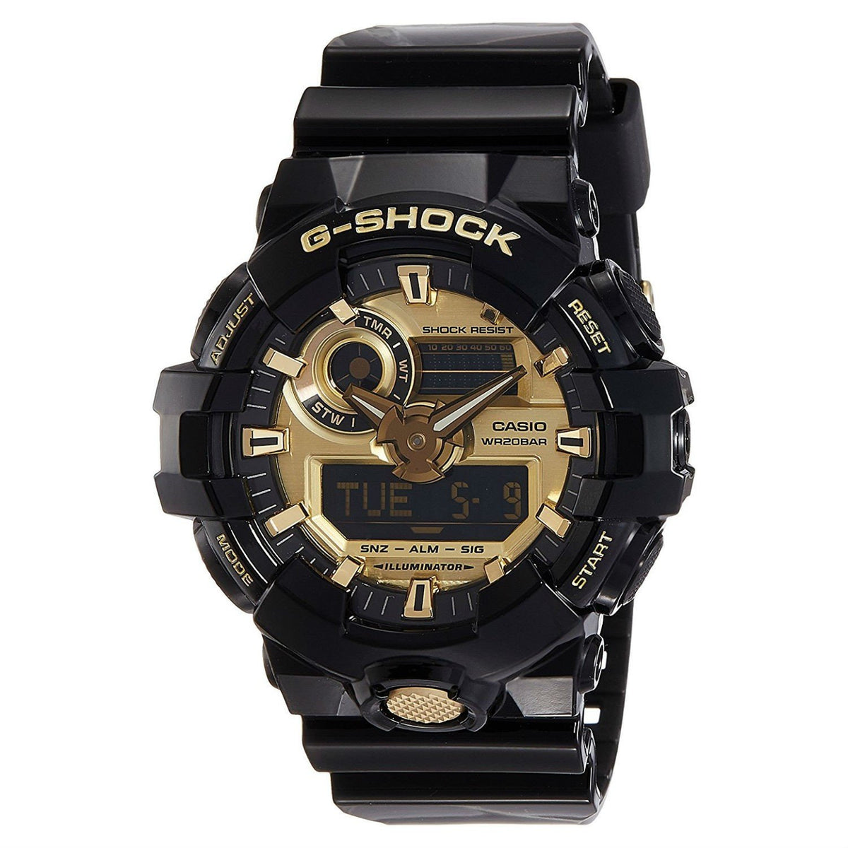Casio Men&#39;s GA710GB-1A G-Shock Black Resin Watch