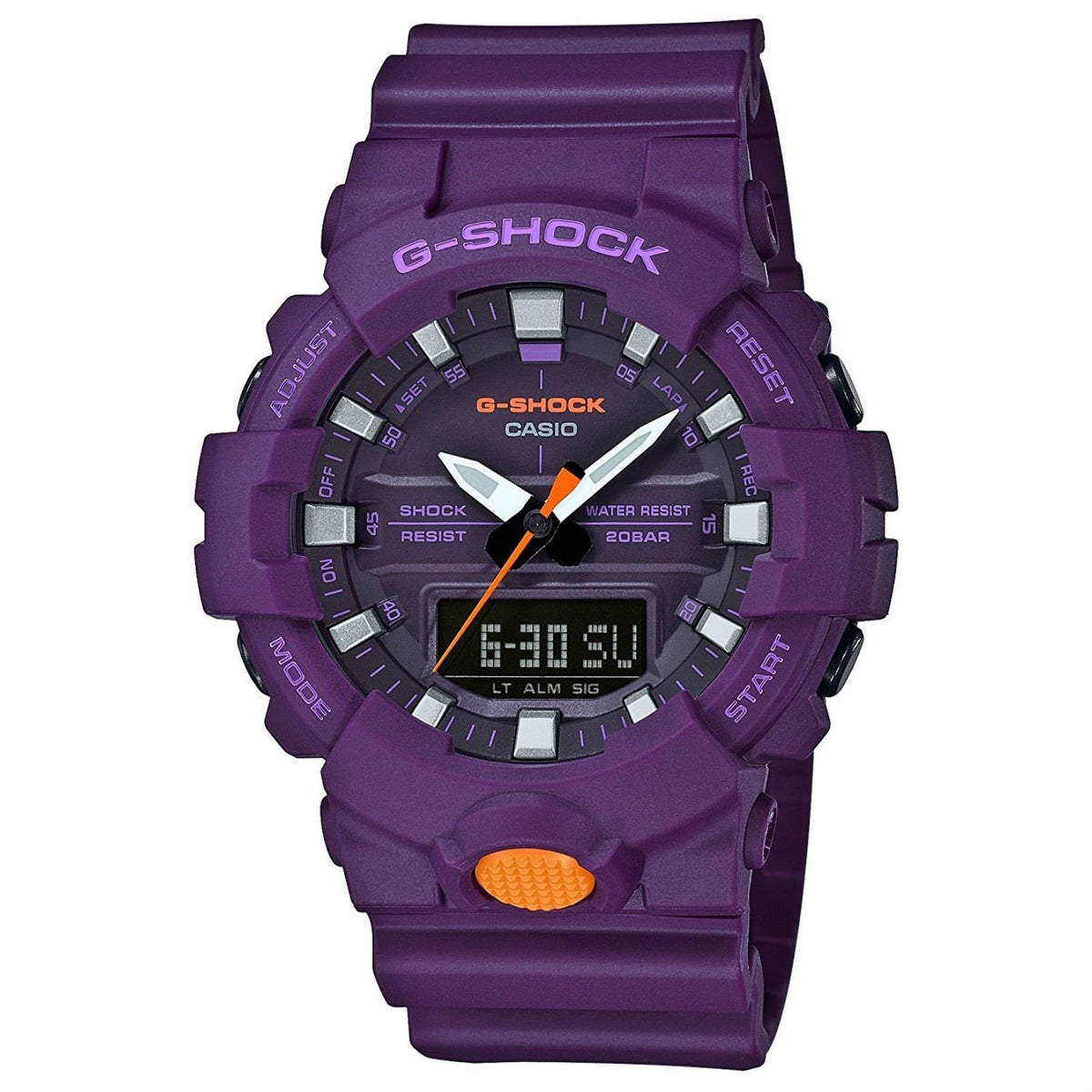 Casio Men's GA800SC-6A G-Shock Chronograph Purple Resin Watch