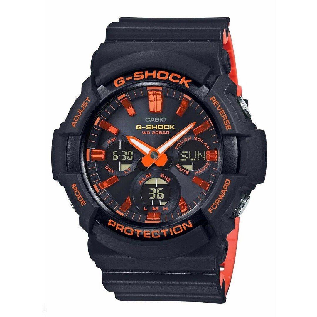 Casio Men's GAS100BR-1A G-Shock Black Resin Watch