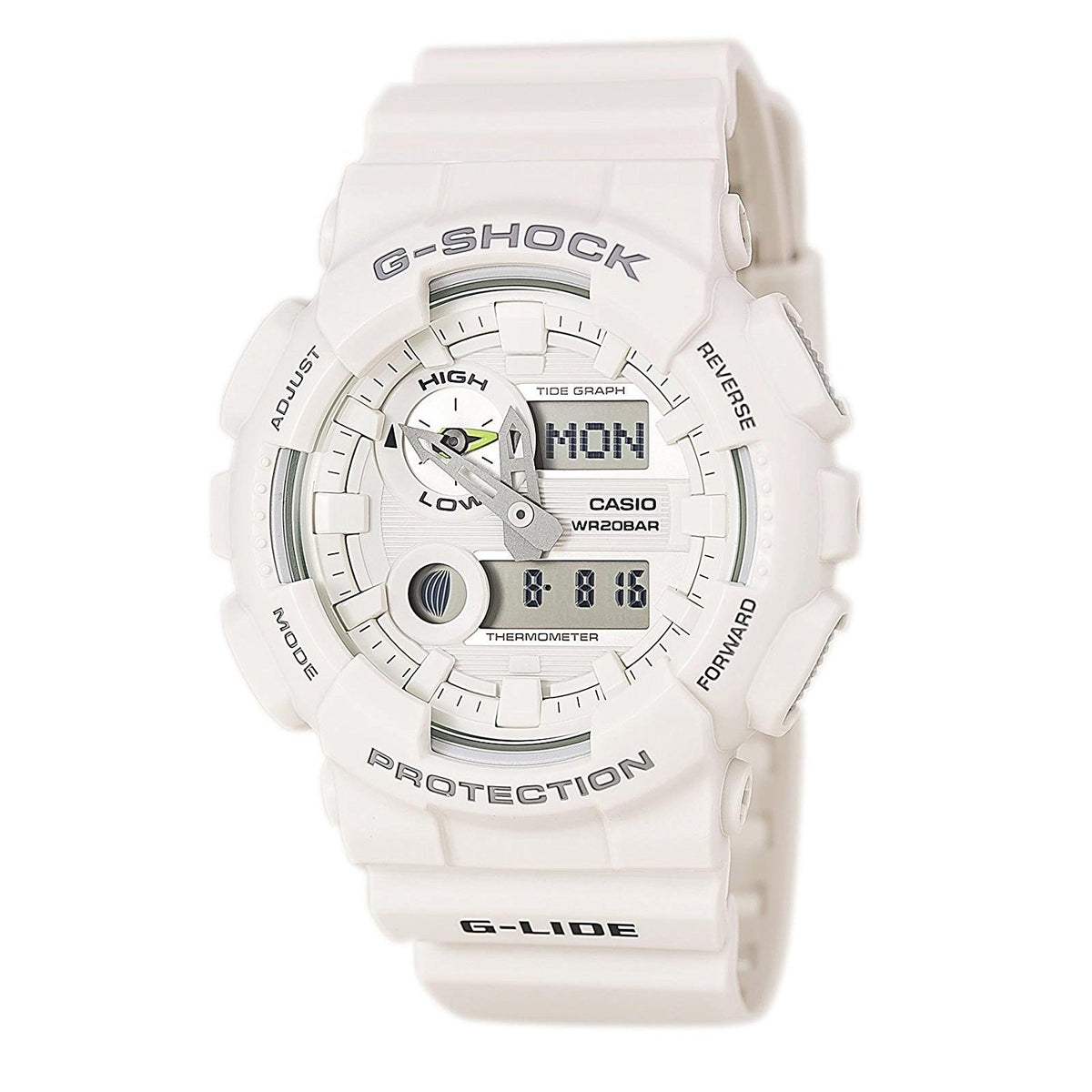 Casio Men&#39;s GAX100A-7A G-Shock Digital White Resin Watch