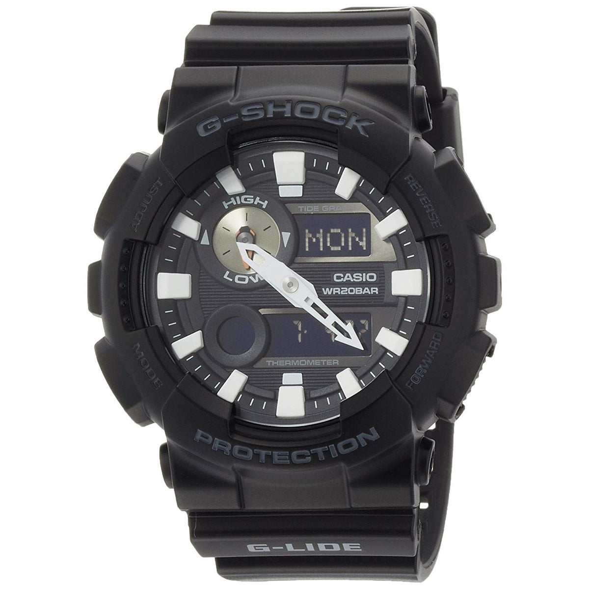 Casio Men's GAX100B-1A G-Shock Analog-Digital Black Resin Watch