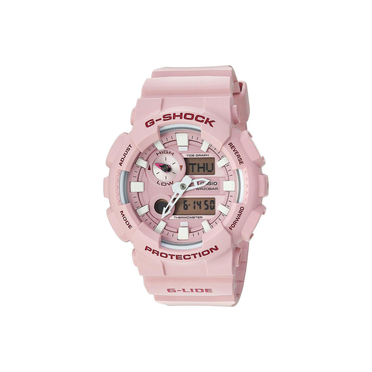 Casio Men's GAX100CSA-4A G-Shock Pink Resin Watch