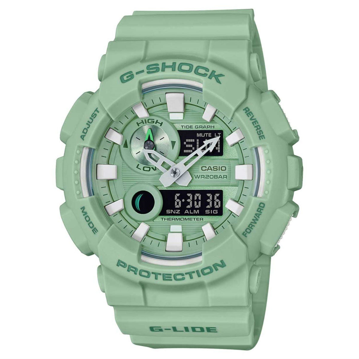 Casio Men's GAX100CSB-3A G-Shock Green Resin Watch