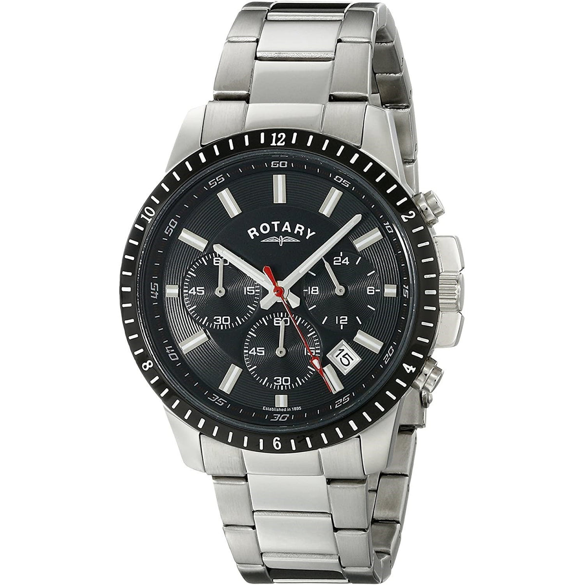 Rotary Men&#39;s GB00173-04 Rotary Chronograph Chronograph Stainless Steel Watch