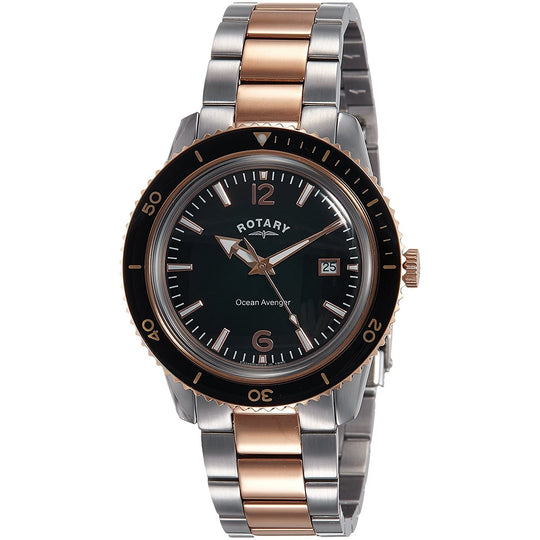Rotary Men's GB02695-04 Ocean Avenger Two-Tone Stainless Steel Watch