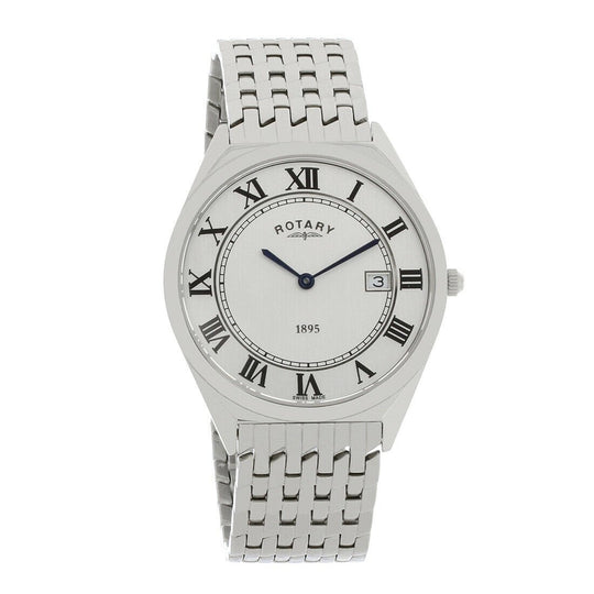 Rotary Men's GB08000-21 Ultra Slim Stainless Steel Watch