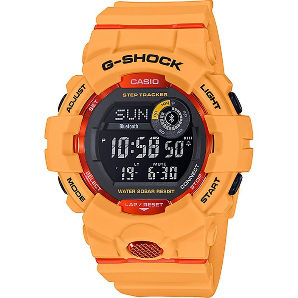 Casio Men's GBD800-4 G-Shock Yellow Resin Watch Bezali