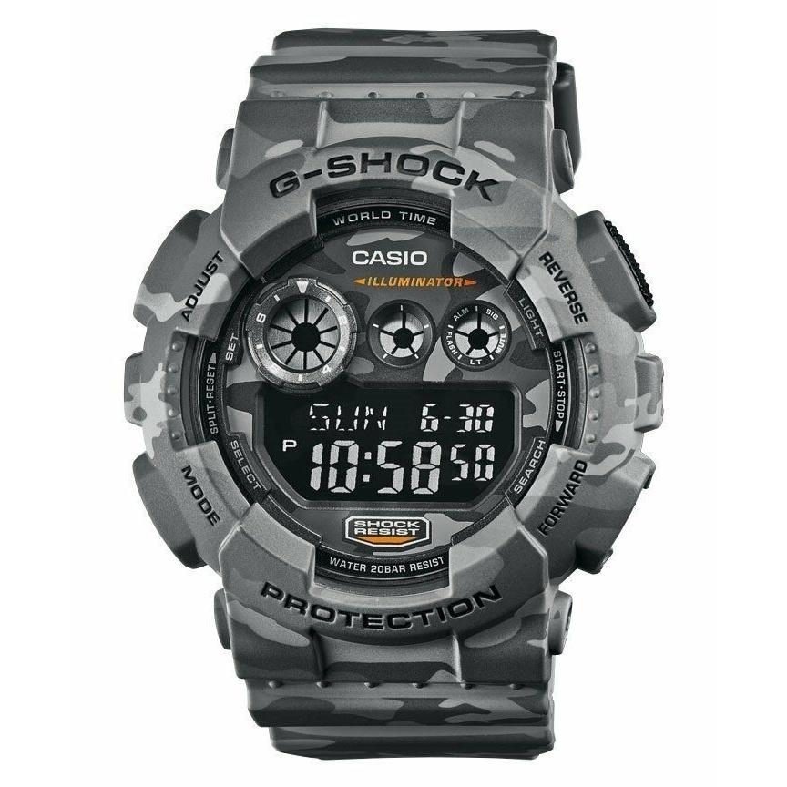 Casio Men&#39;s GD120CM-8 G-Shock Grey Plastic Watch