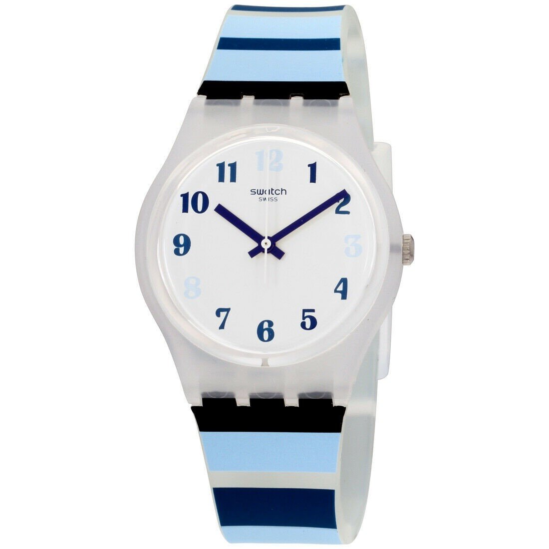 Swatch Men&#39;s GE275 Night Sky Multicolored Silicone Watch