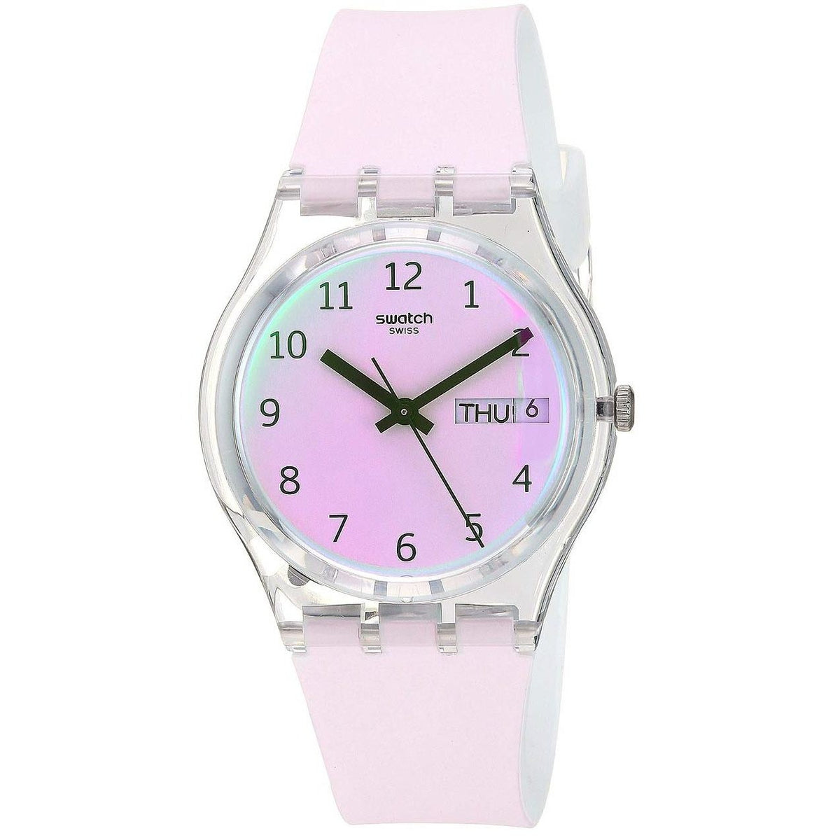Swatch Women's GE714 Ultrarose  Two-Tone Silicone Watch