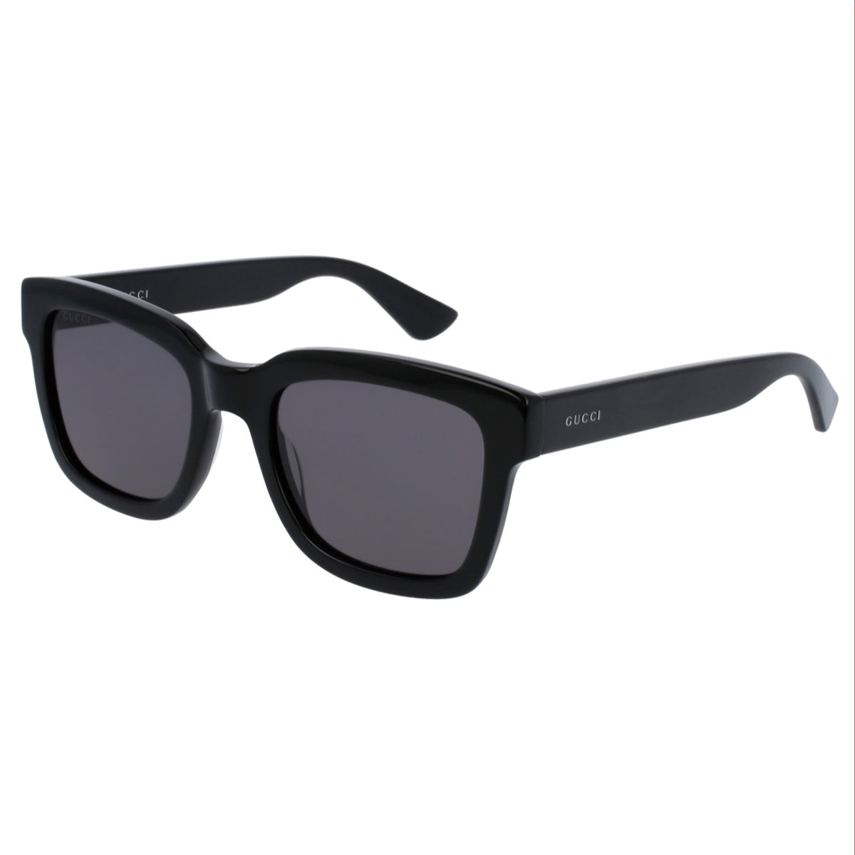 Gucci Men&#39;s Sunglasses Spring Summer 2022 Black Smoke Nylon Nylon GG0001SN 001