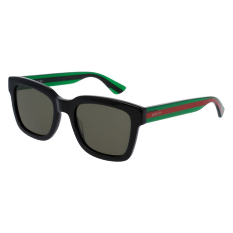 Gucci Men's Sunglasses Spring Summer 2022 Black Green Nylon Nylon GG0001SN 002