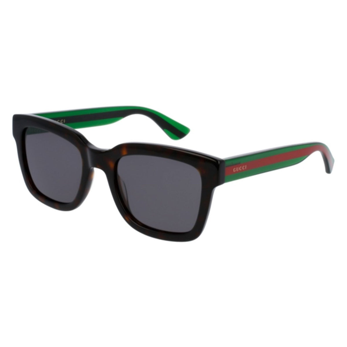 Gucci Men&#39;s Sunglasses Spring Summer 2022 Havana Grey Nylon Nylon GG0001SN 003