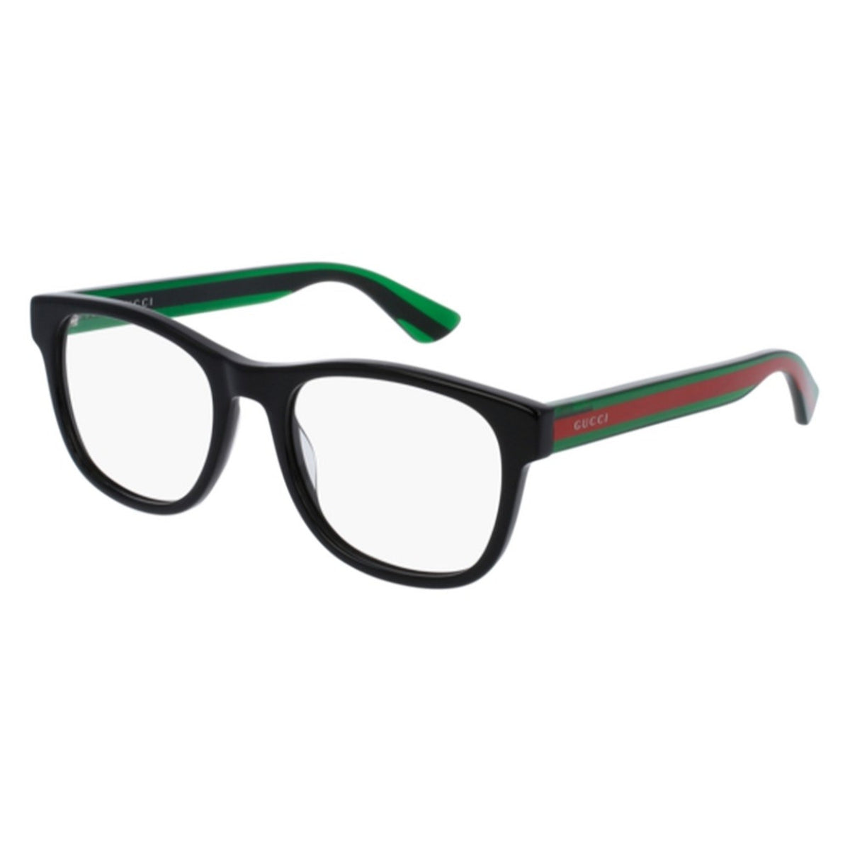 Gucci Men's Sunglasses Spring Summer 2022 Black Transparent Demo Lens Demo Lens  GG0004ON 002