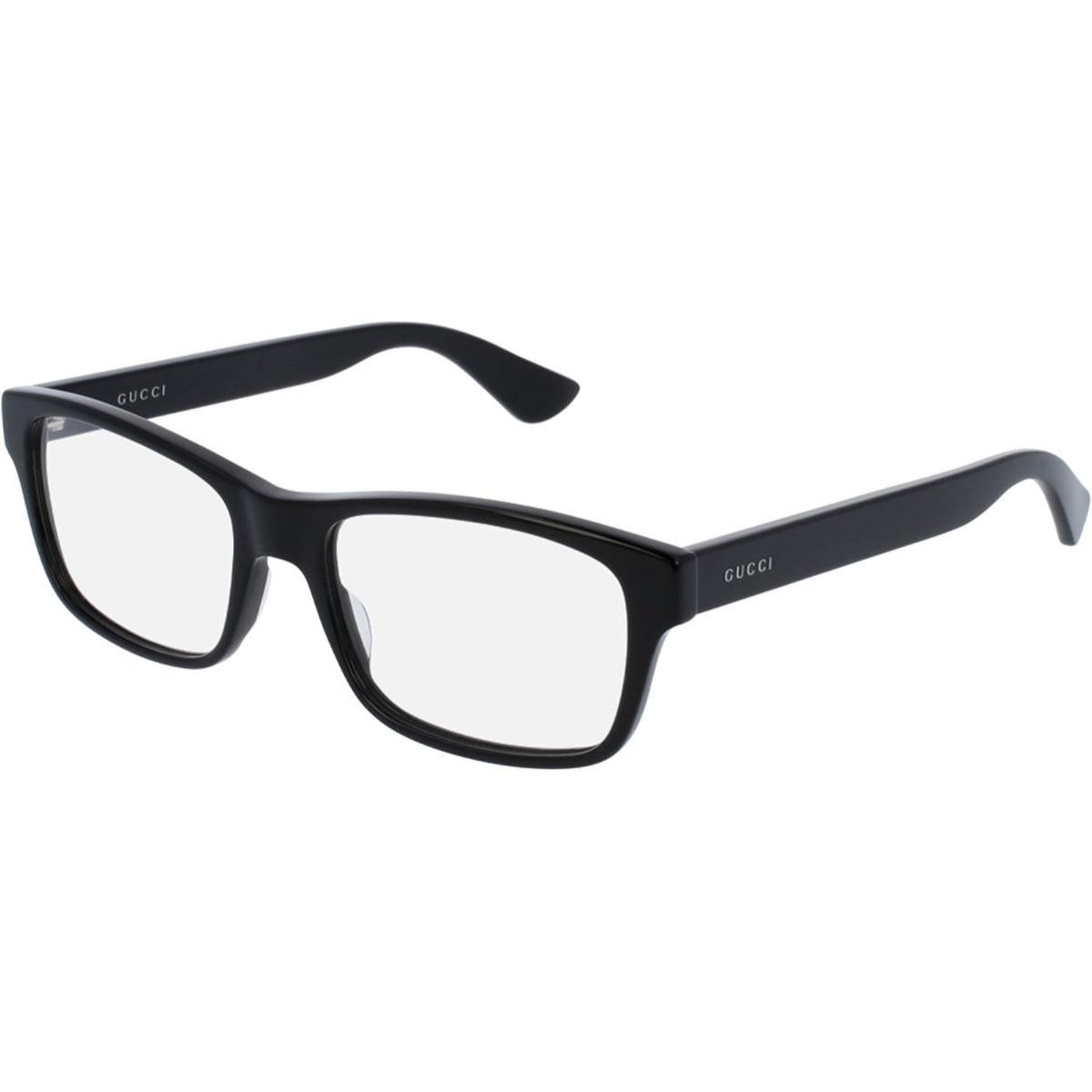 Gucci Men's Sunglasses Spring Summer 2017 Black Transparent Demo Lens Demo Lens  GG0006O 001