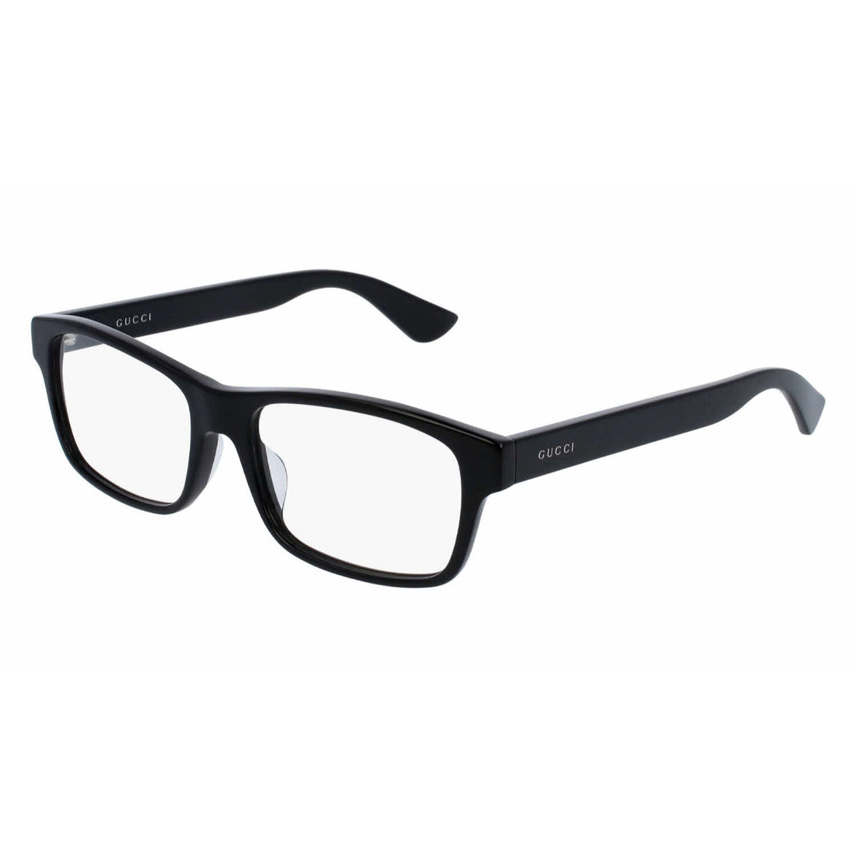 Gucci Men's Sunglasses Spring Summer 2022 Black Transparent Demo Lens Demo Lens  GG0006OAN 001
