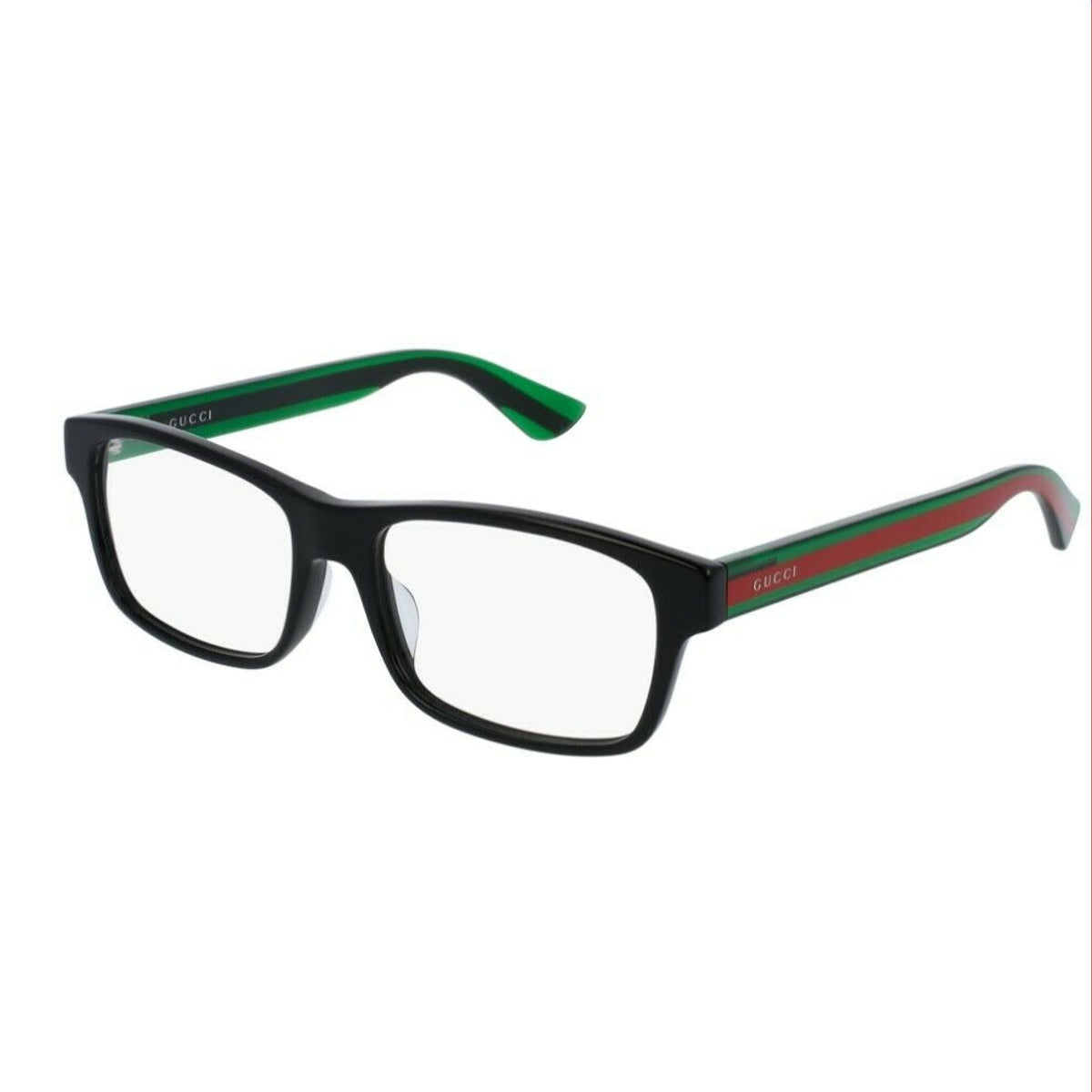 Gucci Men's Sunglasses Spring Summer 2022 Black Transparent Demo Lens Demo Lens  GG0006OAN 002