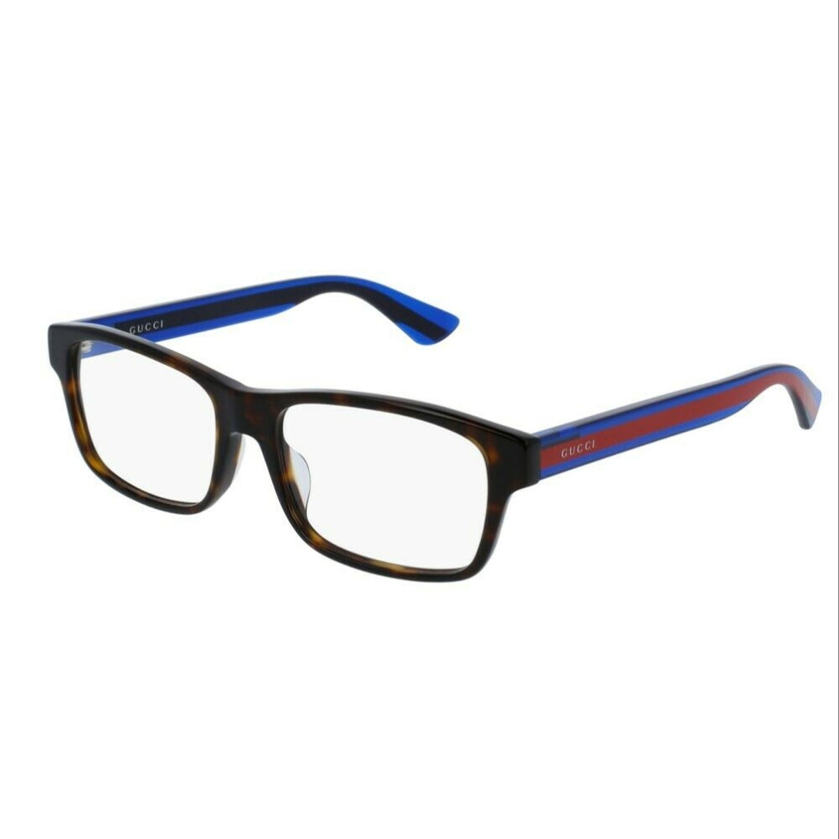 Gucci Men's Sunglasses Spring Summer 2022 Havana Transparent Demo Lens Demo Lens  GG0006OAN 003
