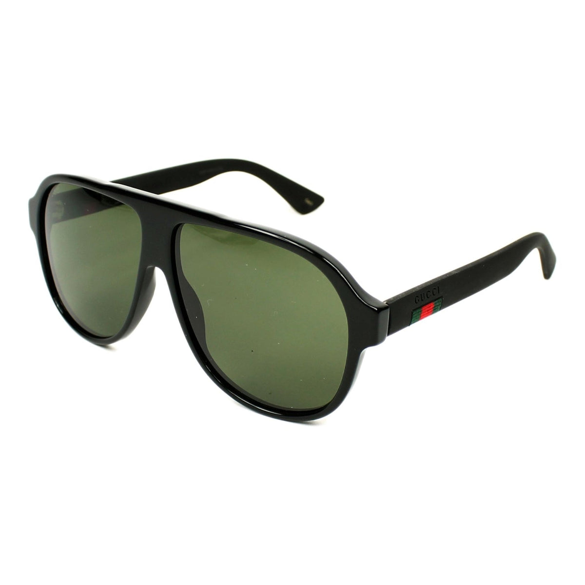 Gucci Men's Sunglasses Spring Summer 2022 Black Green Nylon Nylon GG0009S 001