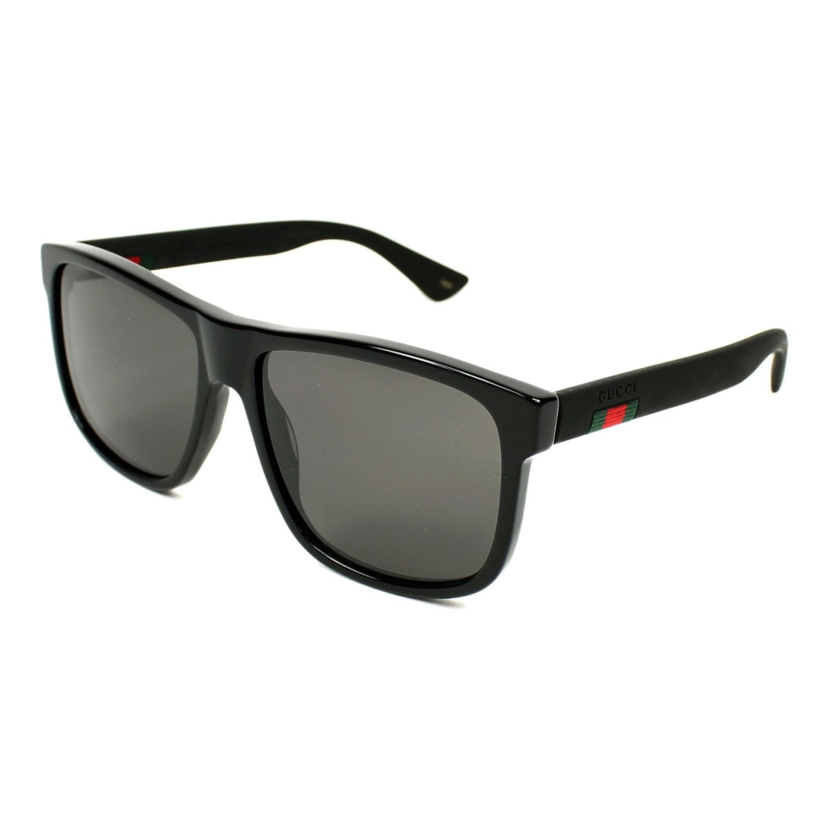 Gucci Men&#39;s Sunglasses Spring Summer 2022 Black Grey NYLON NYLON GG0010S 001