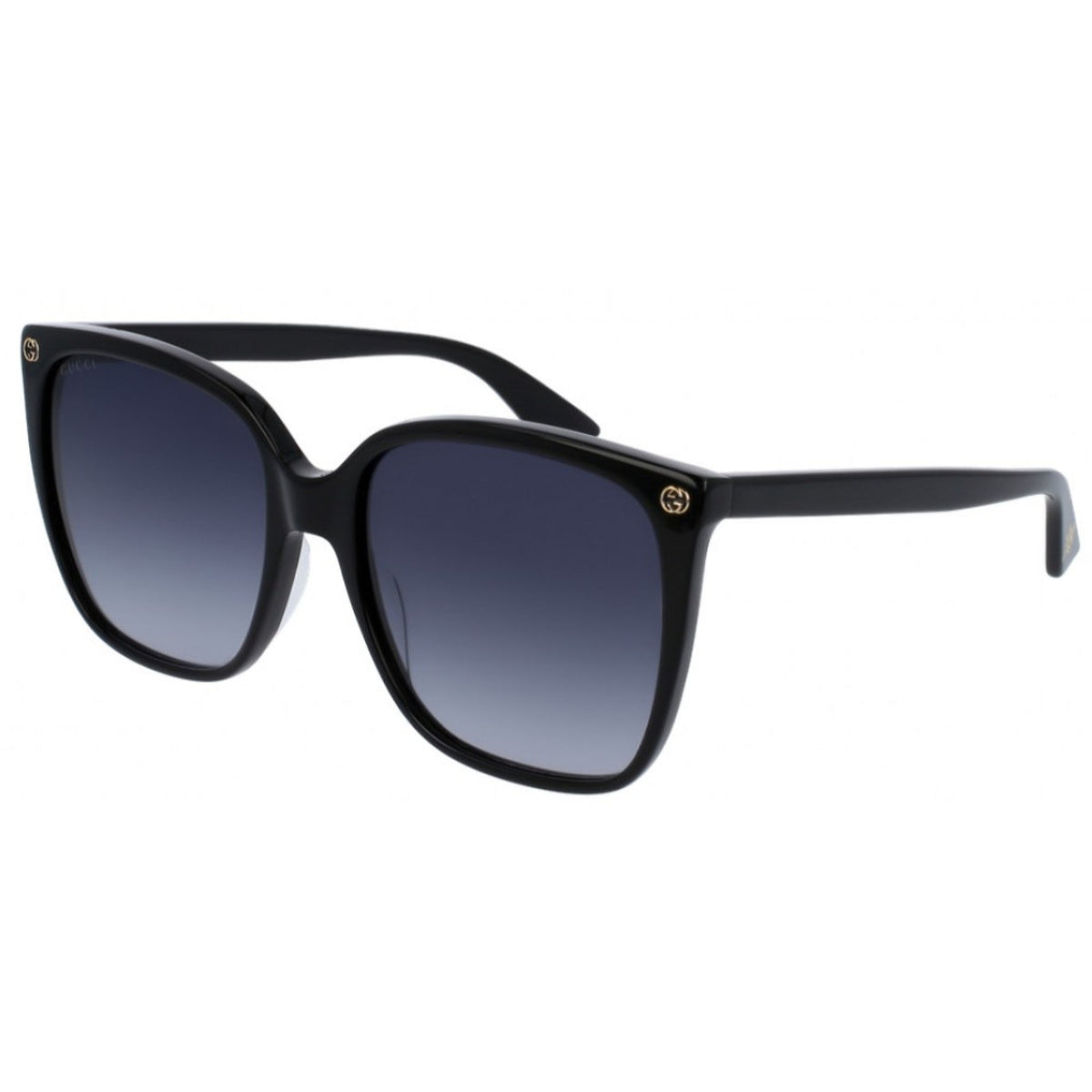 Gucci Women's Sunglasses Spring Summer 2022 Black Grey Nylon Nylon Gradient GG0022S 001