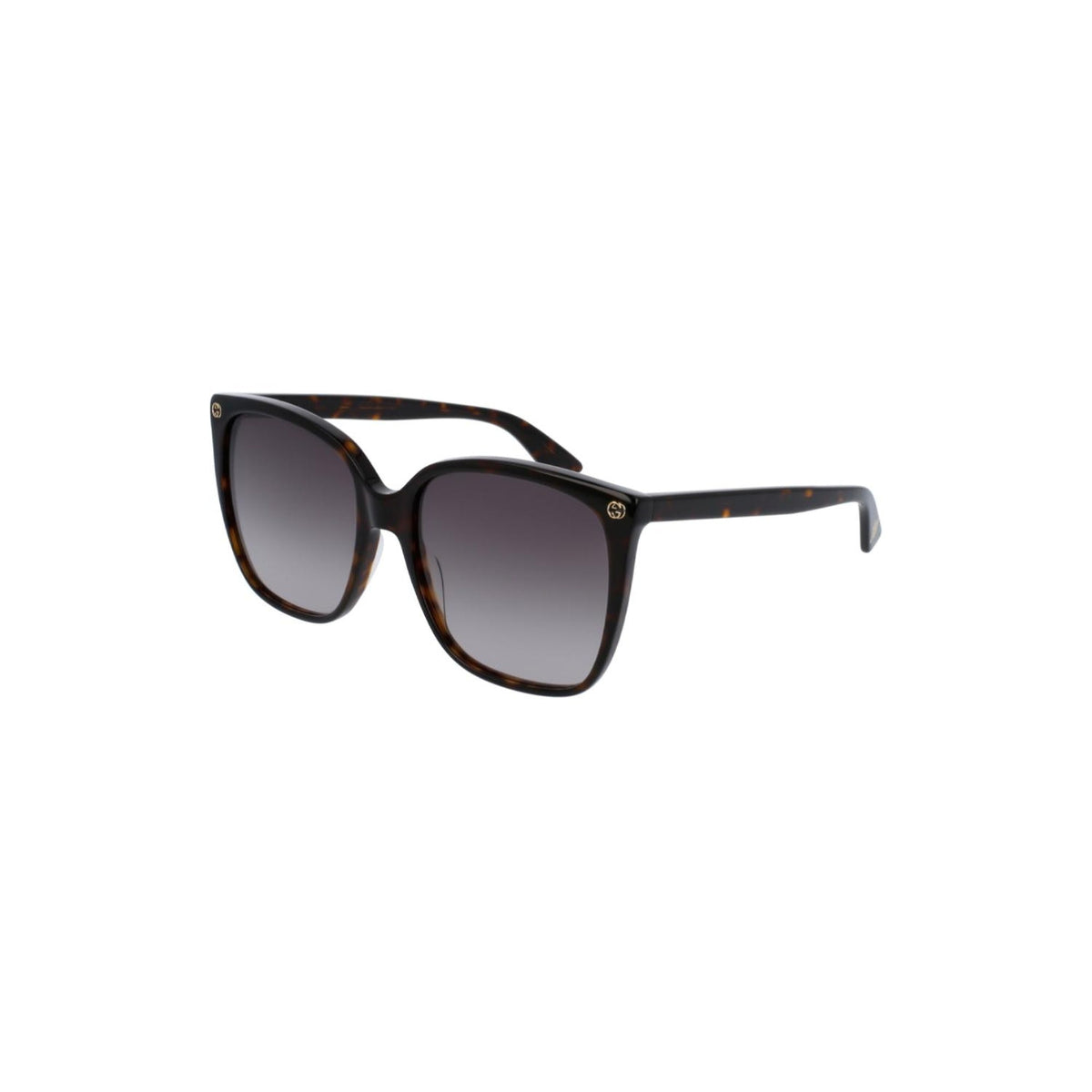 Gucci Women&#39;s Sunglasses Spring Summer 2022 Havana Brown Nylon Nylon Gradient GG0022S 003