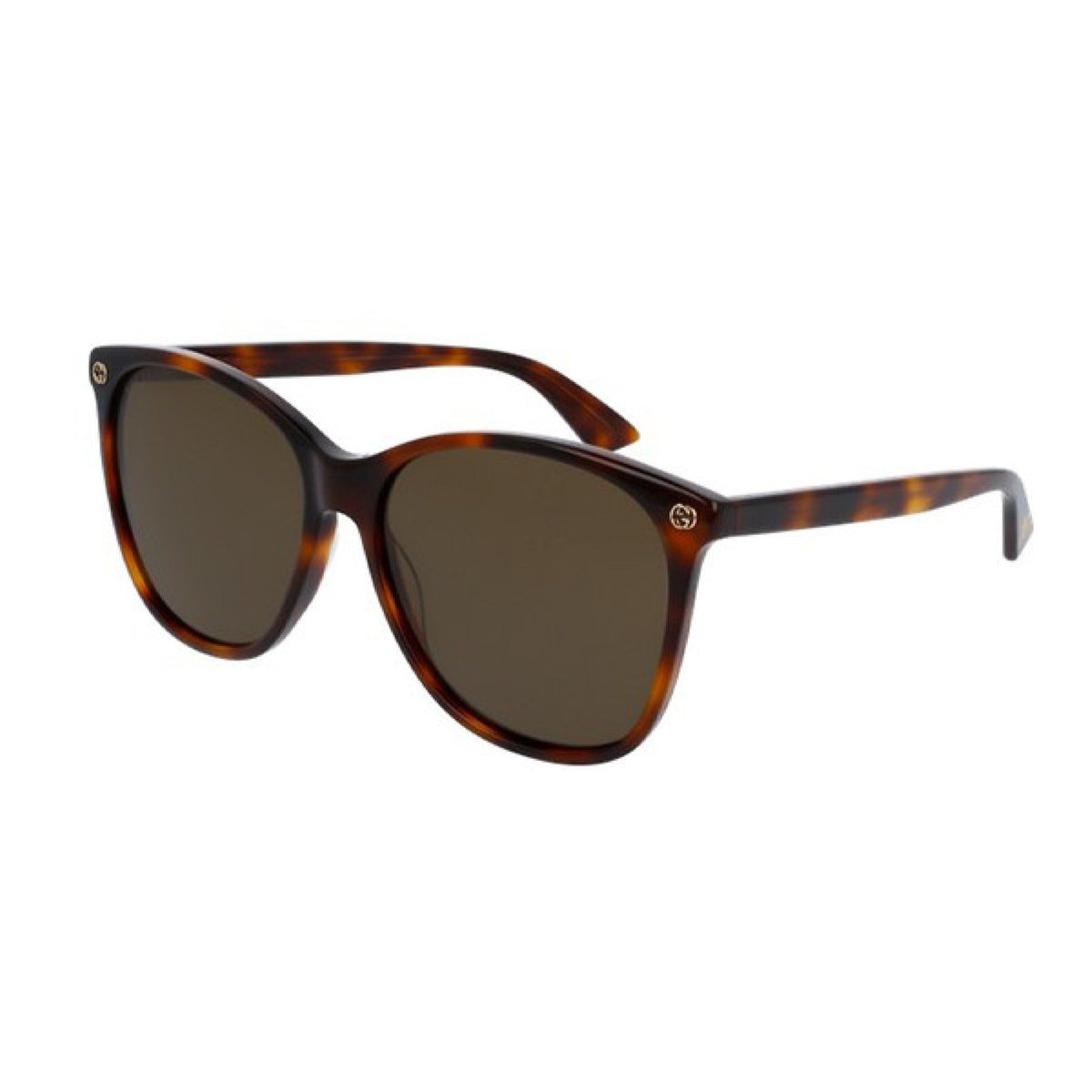 Gucci Women's Sunglasses Spring Summer 2017 Havana Brown Nylon Nylon GG0024S 002