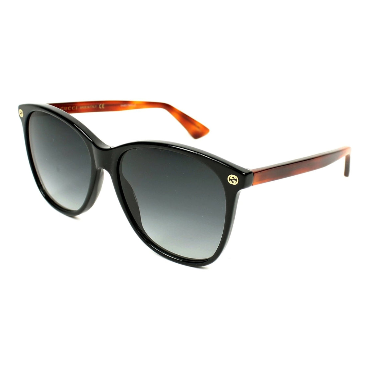 Gucci Women's Sunglasses Spring Summer 2017 Black Grey Nylon Nylon Gradient GG0024S 003