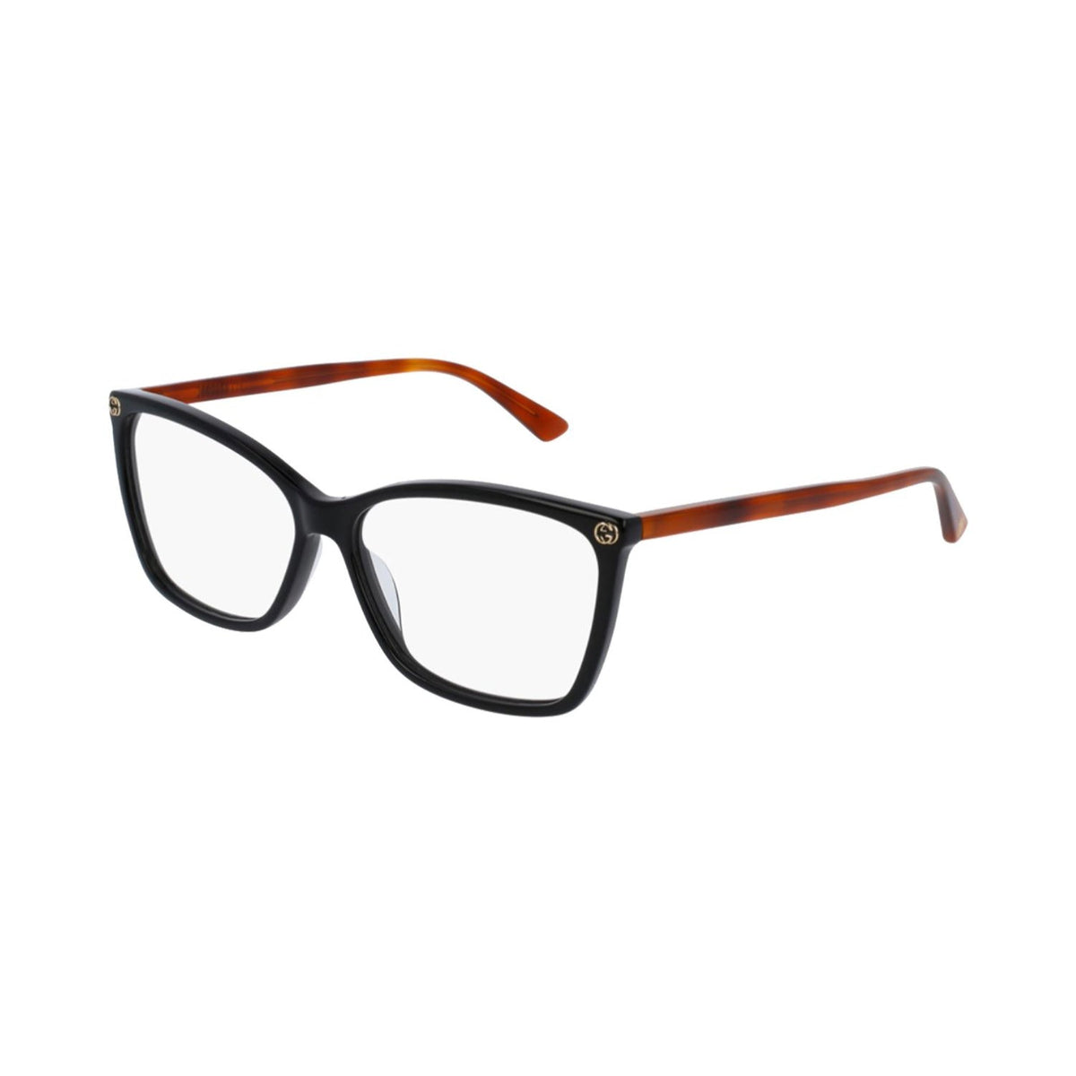 Gucci Women's Sunglasses Spring Summer 2017 Black Transparent Demo Lens Demo Lens  GG0025O 003