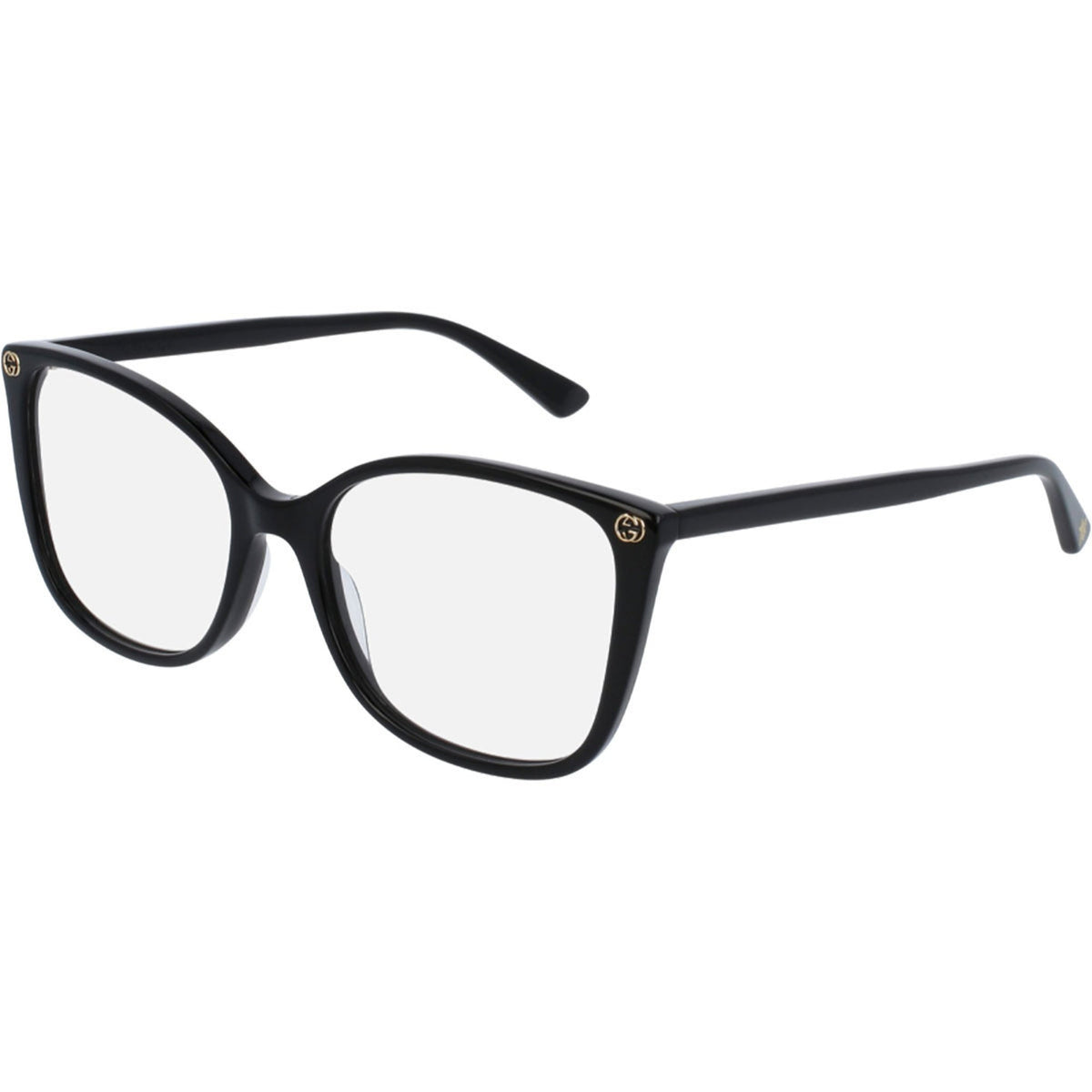 Gucci Women's Sunglasses Spring Summer 2017 Black Transparent Demo Lens Demo Lens  GG0026O 001