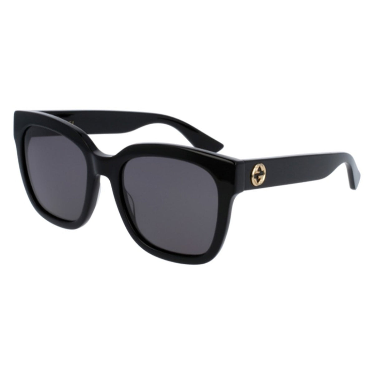 Gucci Women&#39;s Sunglasses Spring Summer 2022 Black Grey Nylon Nylon GG0034SN 001