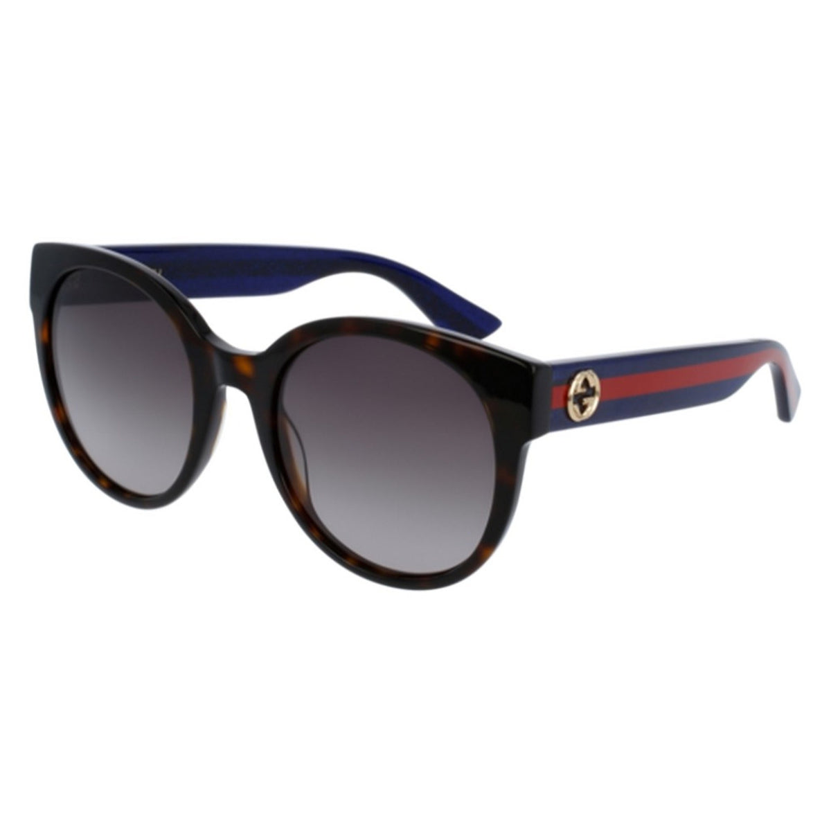 Gucci Women's Sunglasses Spring Summer 2022 Havana Brown Nylon Nylon Gradient GG0035SN 004