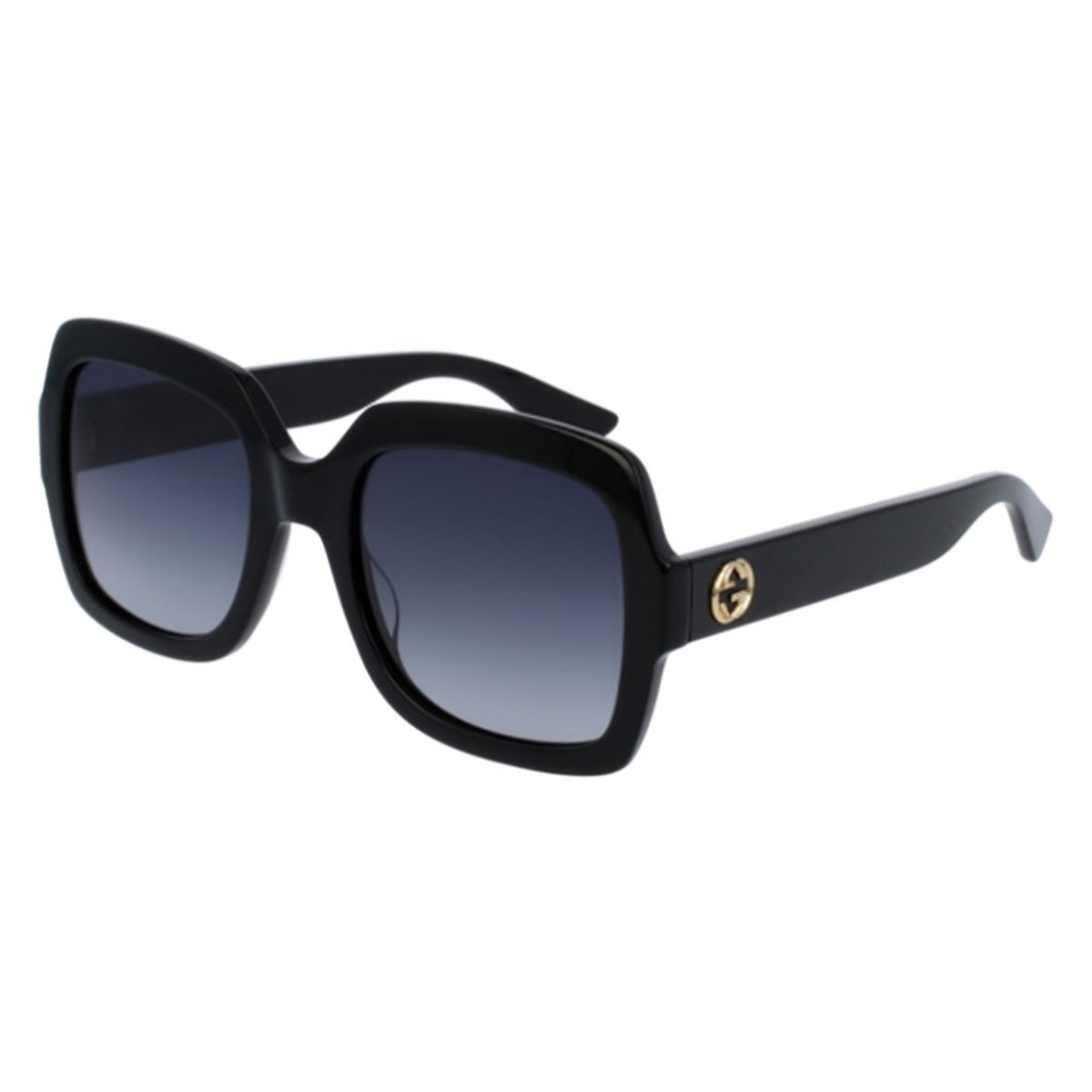 Gucci Women's Sunglasses Spring Summer 2022 Black Grey Nylon Nylon Gradient GG0036SN 001