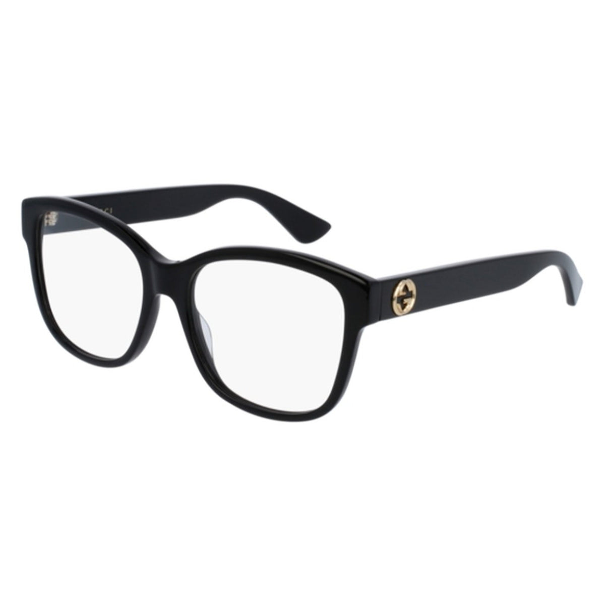 Gucci Women's Sunglasses Spring Summer 2022 Black Transparent Demo Lens Demo Lens  GG0038ON 001
